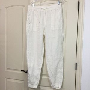 12 Tall Linen Joggers - never worn! NWOT